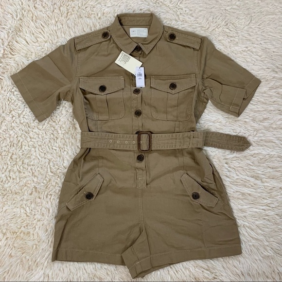 Banana Republic Heritage Safari Romper CottonLinen - Picture 3 of 14